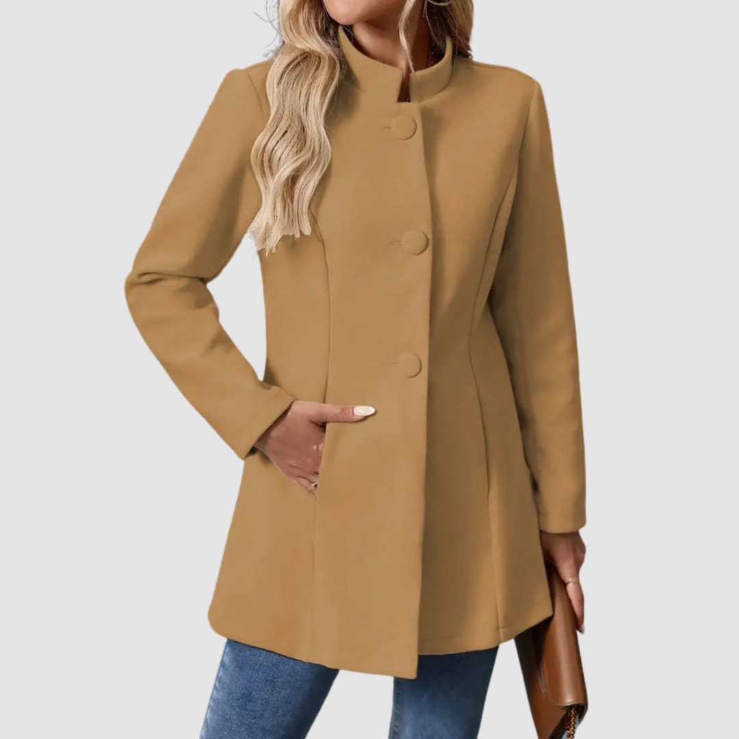 Modique™ - Elegant & Tidlös Kappa med Ståkrage