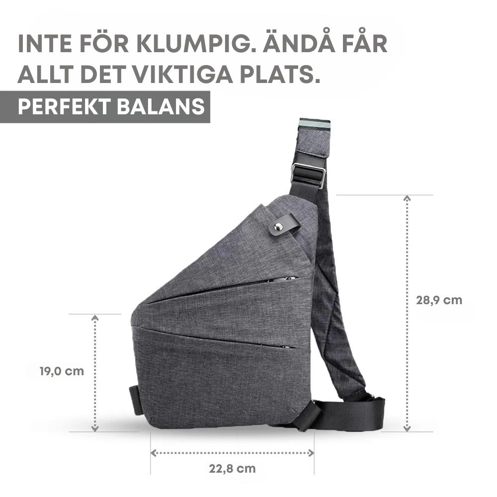 GåSäkert™ | Anti‑Theft Crossbody‑väska