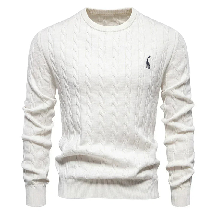 Falkner | Stickad Modern Herrpullover
