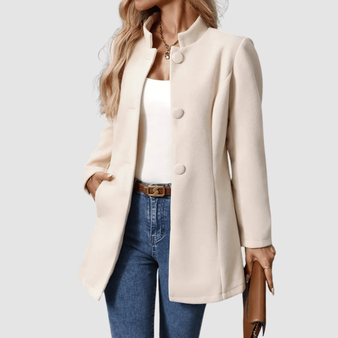 Modique™ - Elegant & Tidlös Kappa med Ståkrage