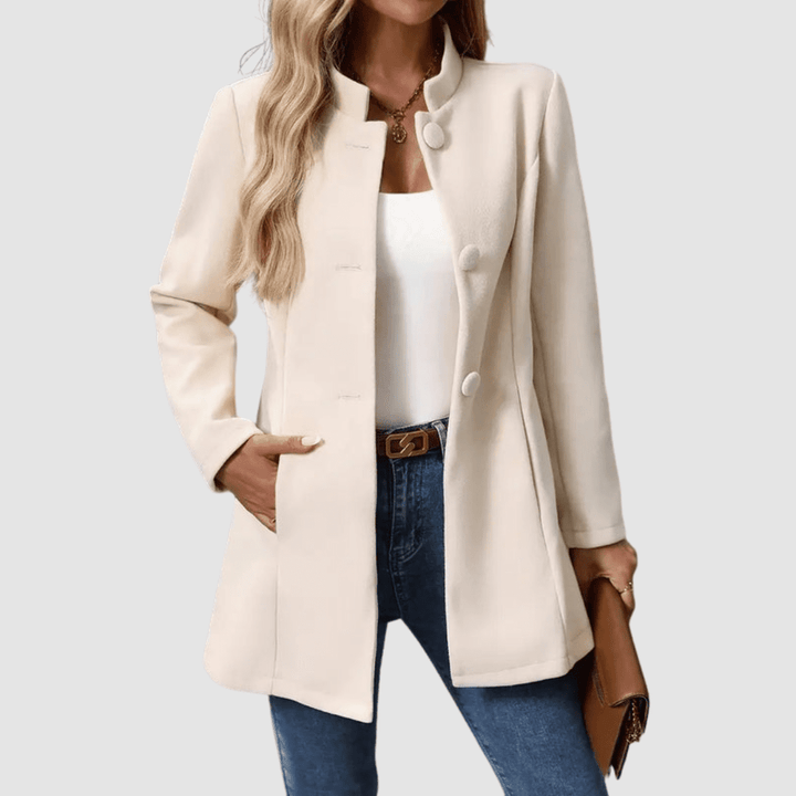 Modique™ - Elegant & Tidlös Kappa med Ståkrage
